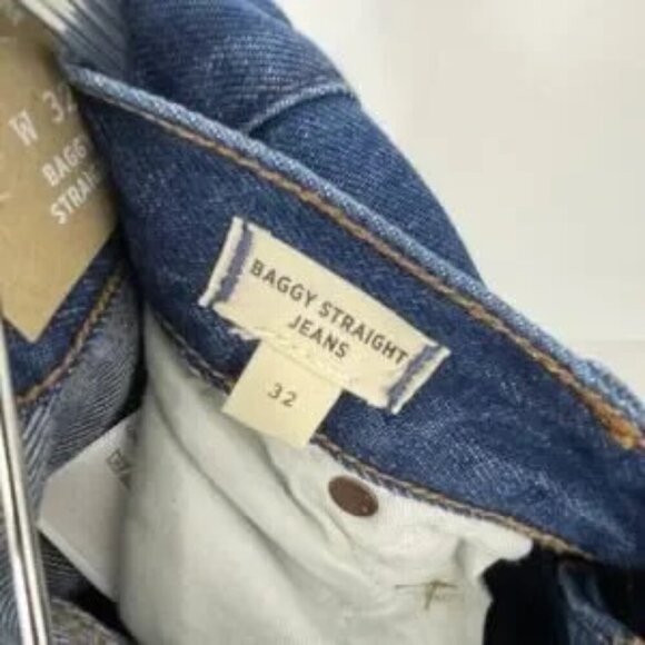 Madewell Jeans Plus Size 32 Blue Denim Baggy Straight NWT Classic - Picture 5 of 14